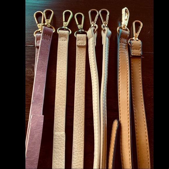 Free People Vegan Leather Crossbody Straps x 4. NWOT - Picture 2 of 5